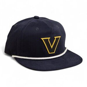 Vanderbilt Commodores Black 3D Classic Rope Hat- Navy/ White